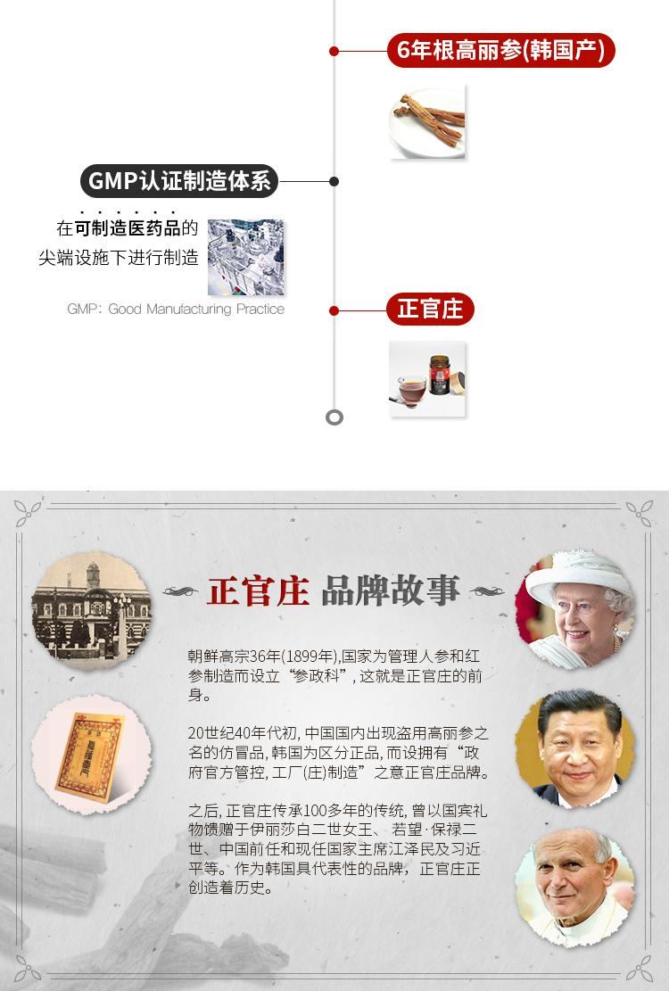 商品Jeong Gwanjang|正官庄 皇家红参精 50g/100g/240g 包邮包税,价格¥1287,第4张图片详细描述