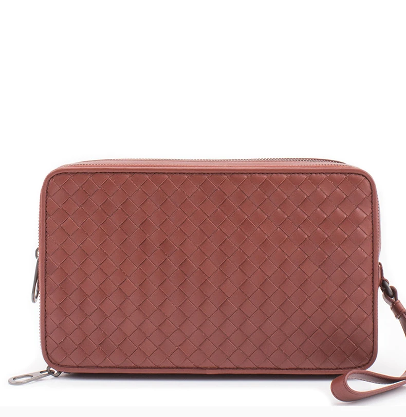 商品[国内直发] Bottega Veneta|BOTTEGA VENETA 浅红色男士手拿包 344776-V4651-6329,价格¥5533,第5张图片详细描述