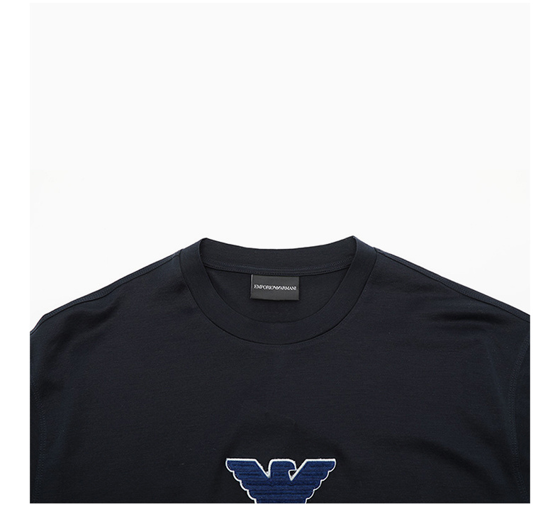 商品Emporio Armani|EMPORIO ARMANI 男深蓝短袖T恤 3L1TCD-1JUVZ-0920,价格¥679,第9张图片详细描述