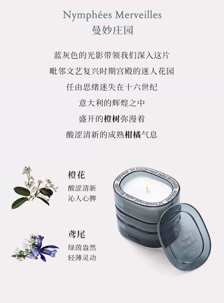 商品Diptyque|Diptyque蒂普提克 大千之境香薰蜡烛系列270g 替换芯,价格¥827,第12张图片详细描述