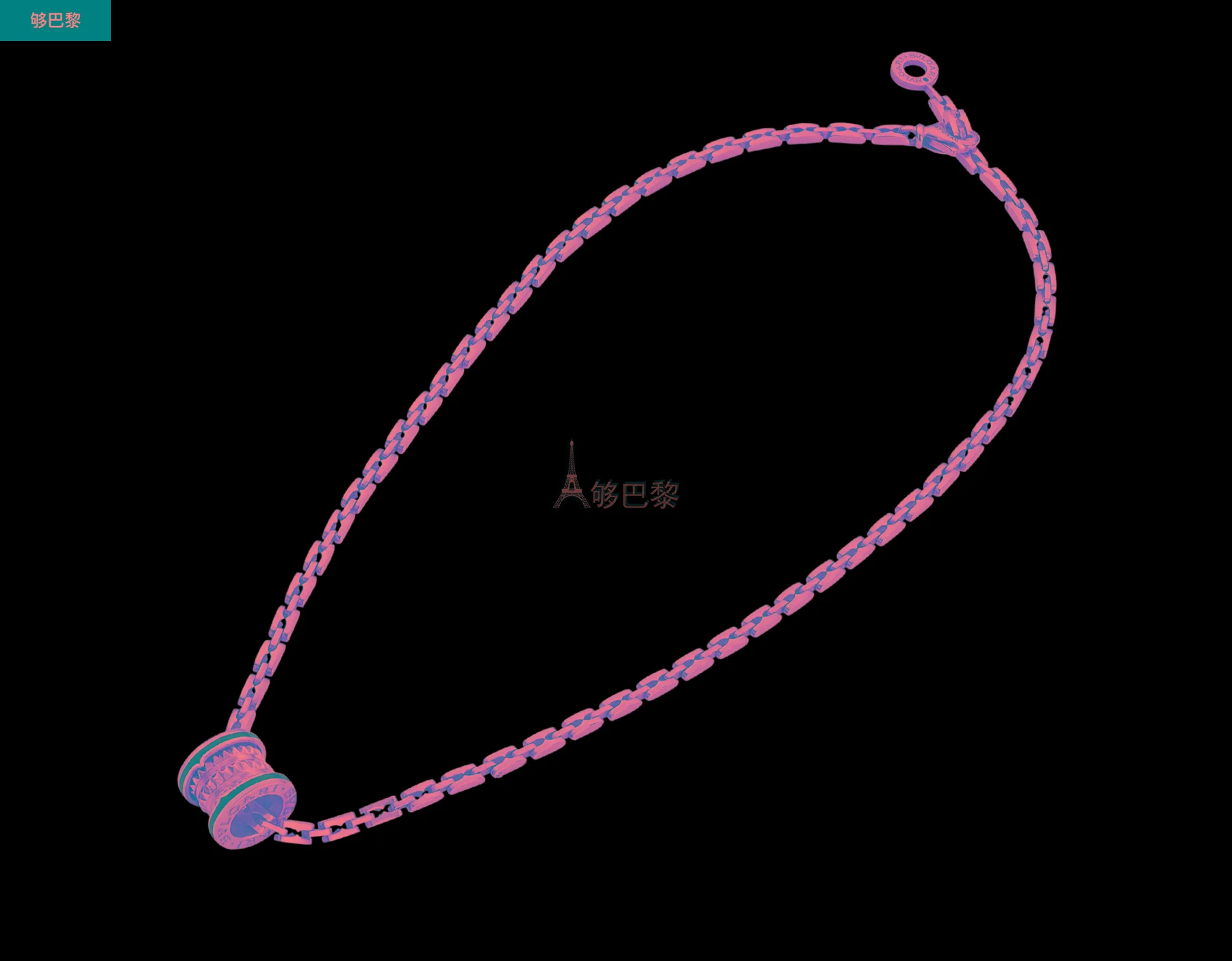 商品BVLGARI|包邮包税【预售7天发货】 BVLGARI宝格丽 23秋冬 女士 项链 B.ZERO1 COLLIER cl859197,价格¥73733,第6张图片详细描述