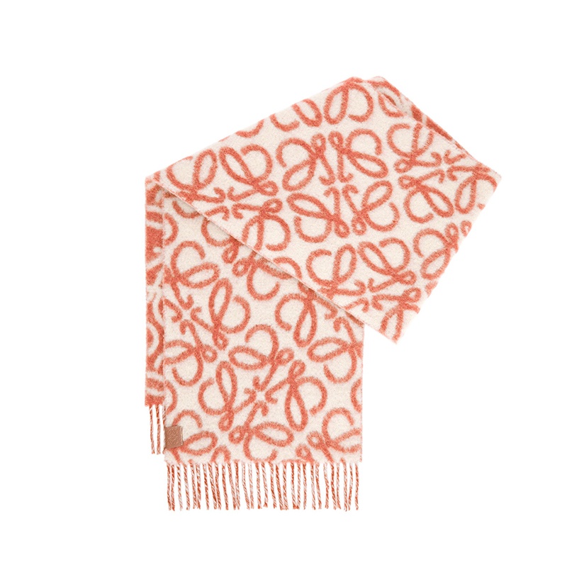 商品Loewe|罗意威23新款 男女通用羊驼毛羊毛印花围巾,价格¥3877,第4张图片详细描述