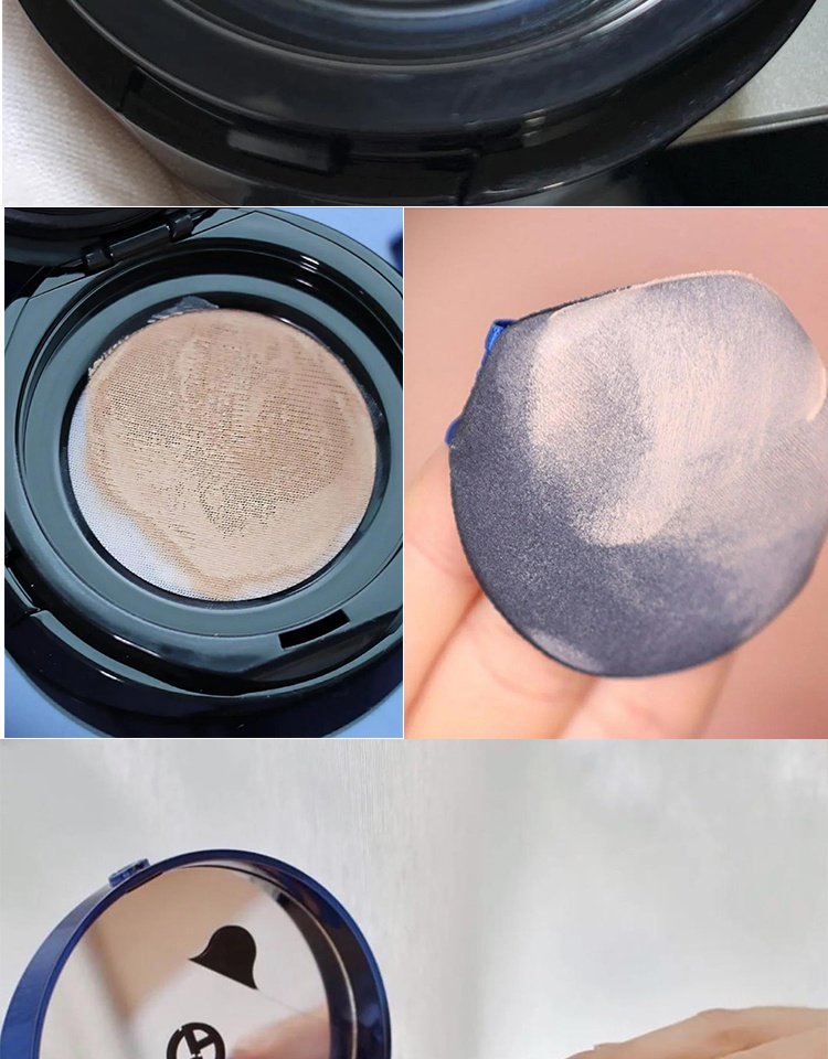 商品Giorgio Armani|Armani阿玛尼蓝色瓶蓝标大师气垫粉扑盒造型粉底液2 3号遮瑕,价格¥434,第7张图片详细描述
