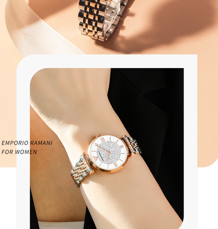 商品[国内直发] Emporio Armani|Armani阿玛尼满天星手表女 小众气质轻奢高级感石英手表女AR1926,价格¥1631,第7张图片详细描述