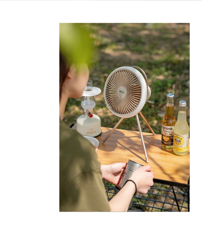 商品[国内直发] MobiGarden|精致露营风扇户外用品帐篷灯吊扇家用办公室桌面充电照明,价格¥349,第37张图片详细描述