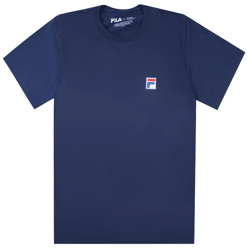 商品[国内直发] Fila|FILA 蓝色男士T恤 MN81A003-NAVY,价格¥138,第1张图片详细描述