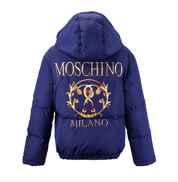 商品[国内直发] Moschino|Moschino 莫斯奇诺 蓝色女士棉服夹克 EA0518-5518-4287,价格¥4850,第5张图片详细描述