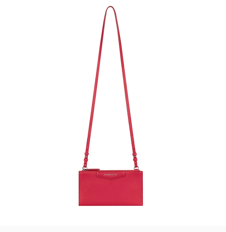 商品Givenchy|Givenchy 纪梵希 单肩包女士红色牛皮单肩包斜挎包 BC06836012-675,价格¥1420,第3张图片详细描述