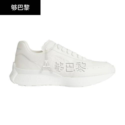 商品Alexander McQueen|【特惠9.0折】包邮包税【预售7天发货】 ALEXANDER MCQUEEN 23秋冬 男士 休闲运动鞋 带标志运动鞋 AMQ77SEMWHT,价格¥5578,第3张图片详细描述