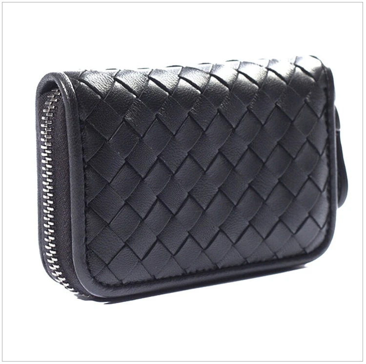 商品[国内直发] Bottega Veneta|BOTTEGA VENETA 黑色男士零钱包 114075-V001N-1000,价格¥2609,第5张图片详细描述