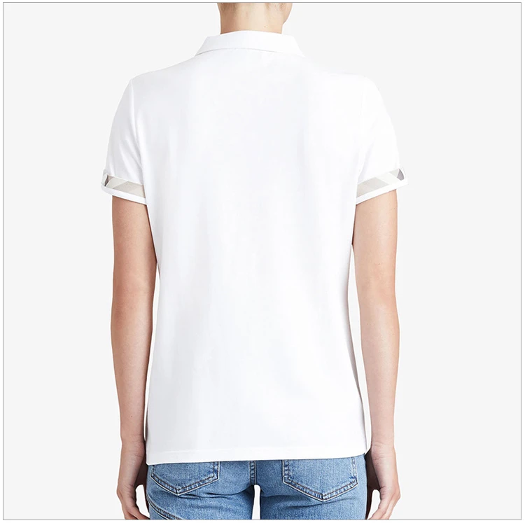 商品[国内直发] Burberry|BURBERRY 白色女士T恤 4001660,价格¥1124,第16张图片详细描述