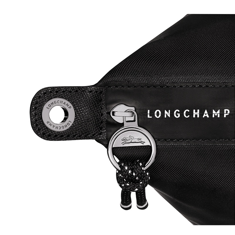 商品Longchamp|珑骧 男士黑色再生聚酰胺帆布大号手提包,价格¥2528,第6张图片详细描述