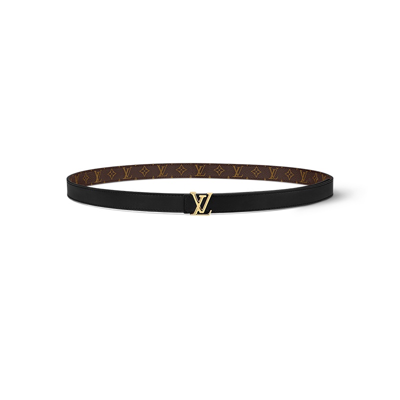 商品Louis Vuitton|LV/路易威登 24年款 女士棕色老花图案帆布双面腰带20mm,价格¥3182,第4张图片详细描述