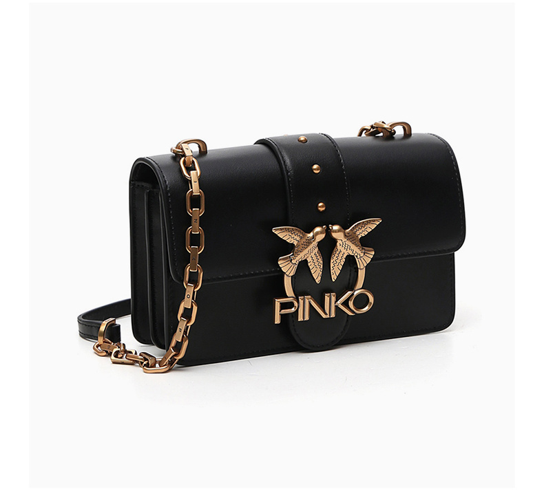 商品PINKO|PINKO 品高 女士黑色单肩包 1P221Q-Y6XT-Z99,价格¥953,第5张图片详细描述