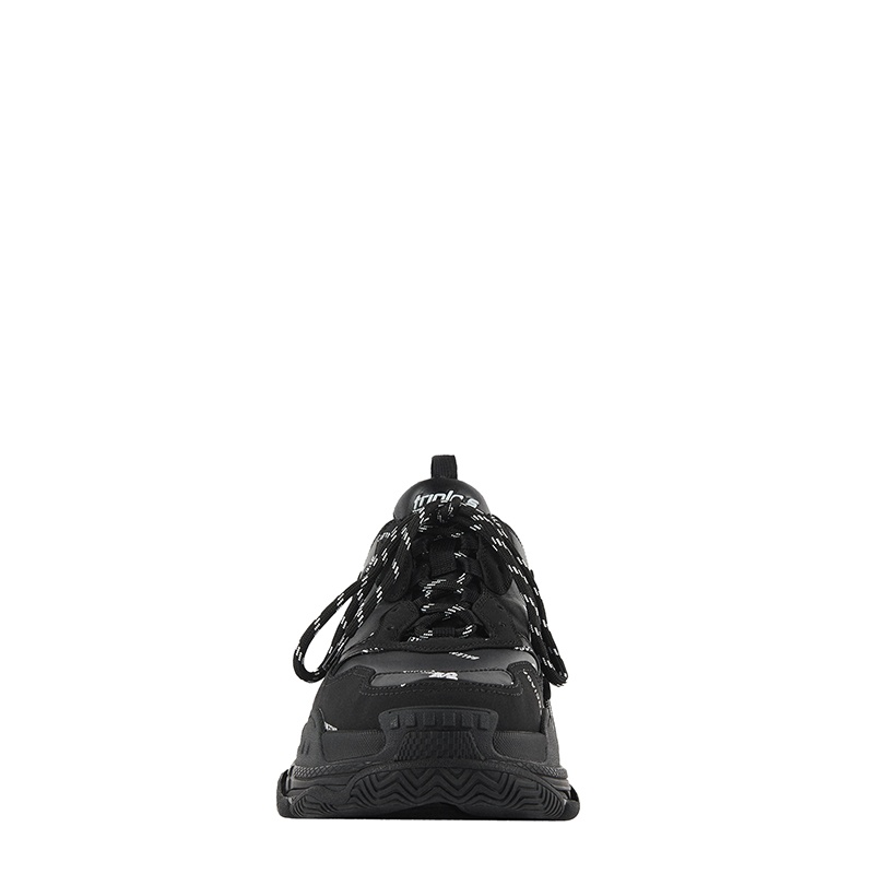 商品Balenciaga|巴黎世家  男士黑色ALLOVER标志TRIPLE S休闲运动鞋 536737W2FA11090,价格¥7203,第6张图片详细描述