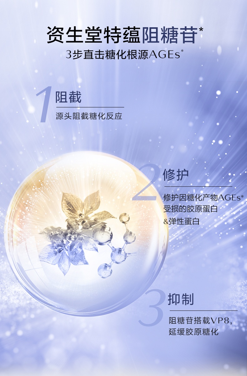 商品Shiseido|Shiseido资生堂 悦薇面霜抗糖抗老保湿紧致智感紧塑焕白霜 15ml中样 清爽/滋润型,价格¥140,第5张图片详细描述