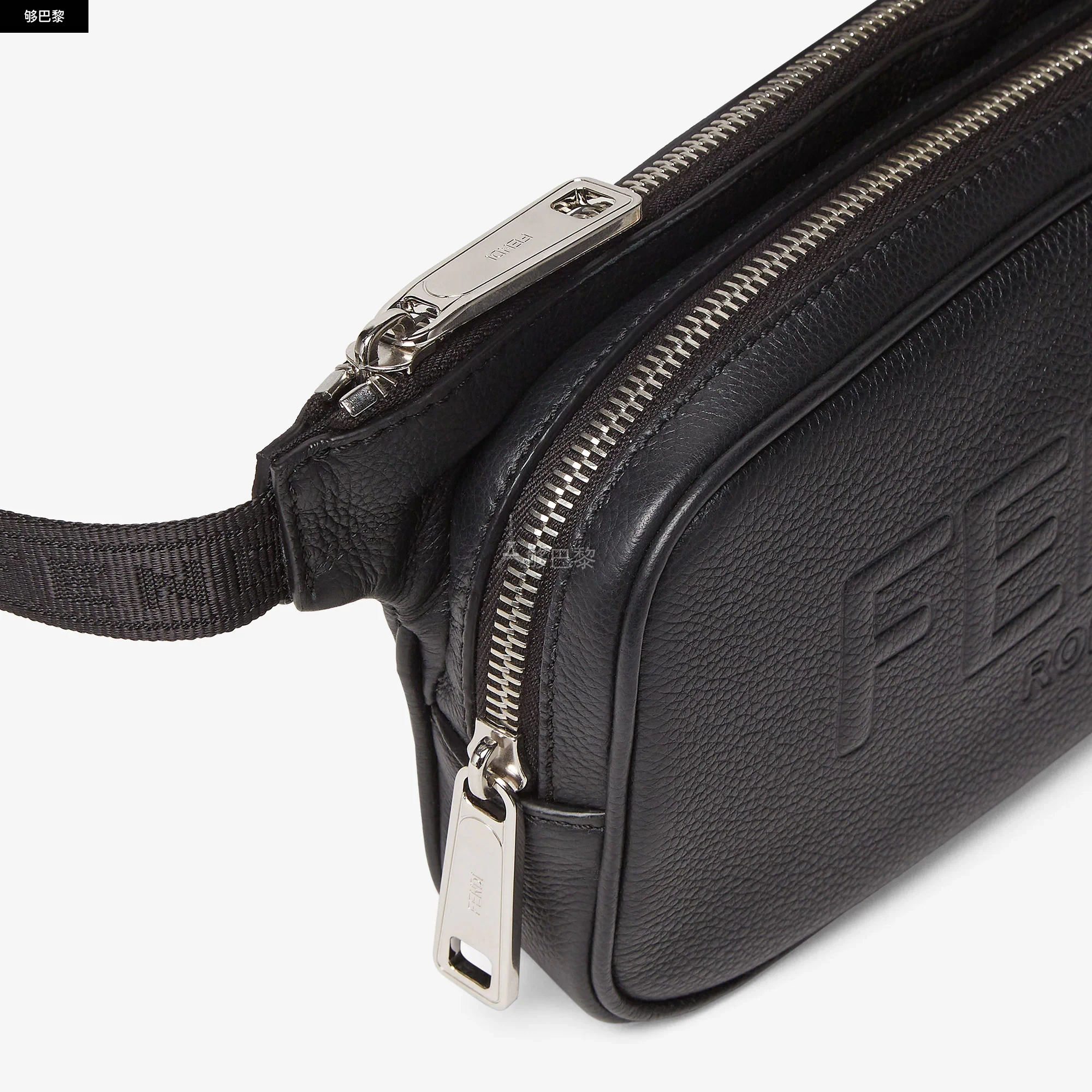 商品Fendi|【预售】 芬迪 24秋冬 男士 腰包 Fendi Roma Leather Belt Bag 7VA605AMACF0GXN,价格¥11029,第6张图片详细描述