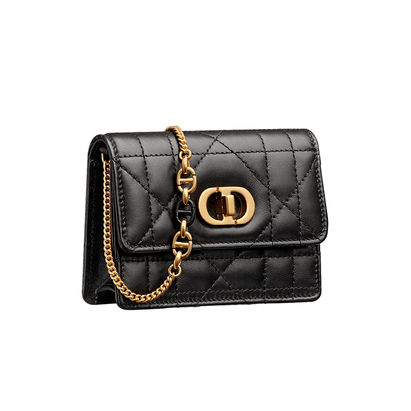 商品Dior|迪奥MISS CARO女士小号绗缝小羊皮链条斜挎包 S5170UDAX_M900 （两色可选）,价格¥11732,第4张图片详细描述
