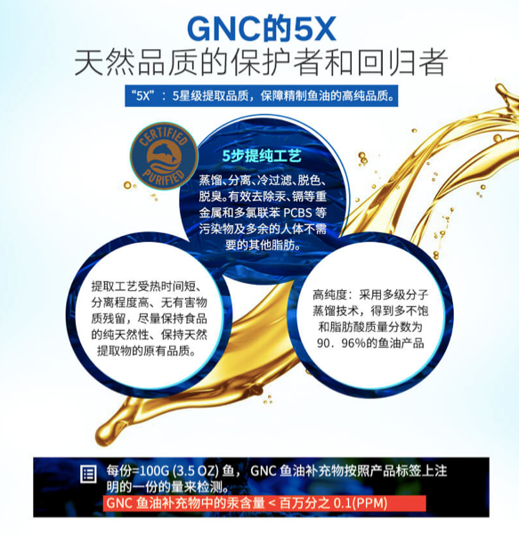 商品GNC|超强度鱼油,价格¥37,第5张图片详细描述