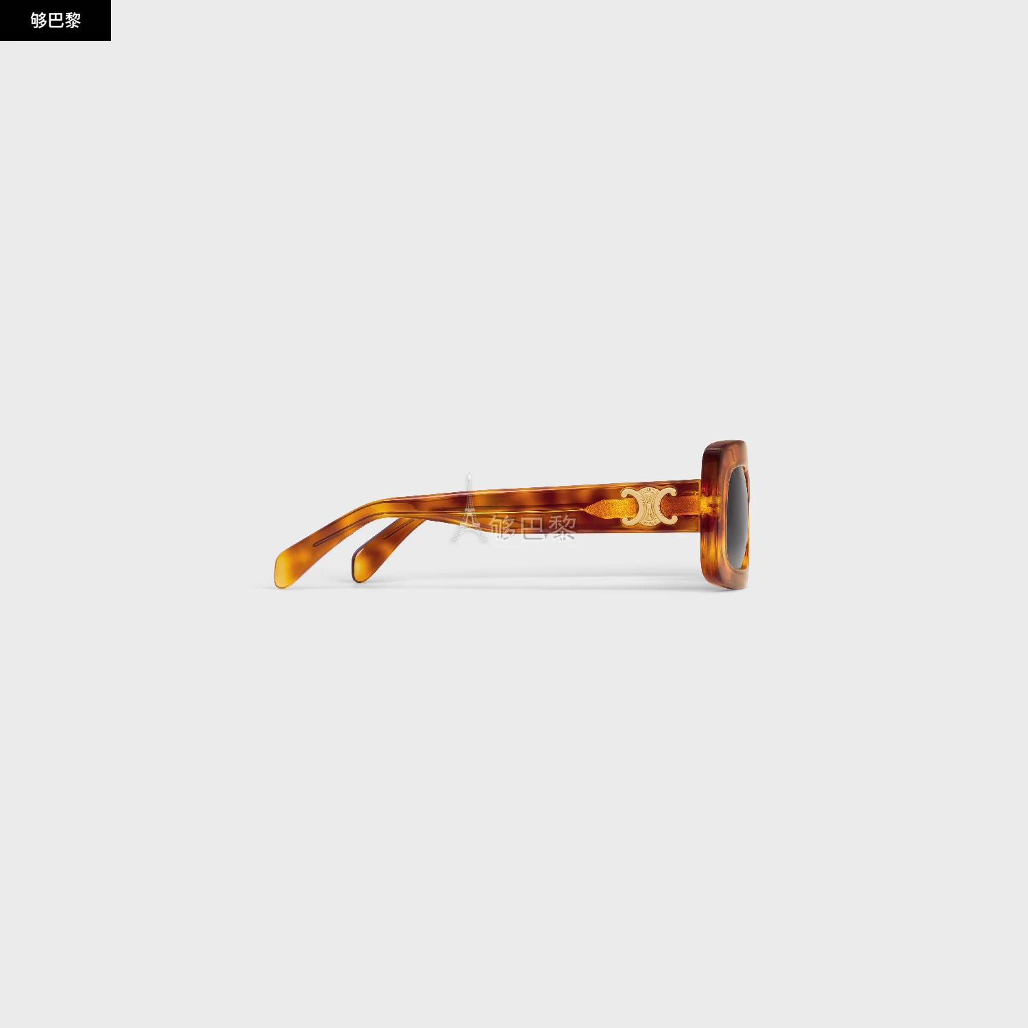 商品Celine|【预售】 赛琳 25春夏 男士 太阳眼镜 TRIOMPHE SKATE 02醋酸酯太阳眼镜 4S313CPLB.19HU ,价格¥4187,第6张图片详细描述