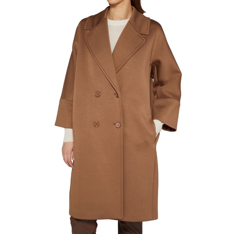 商品Max Mara|MAX MARA Epopea 棕色女士大衣长款外套 9901024106008,价格¥7359,第5张图片详细描述