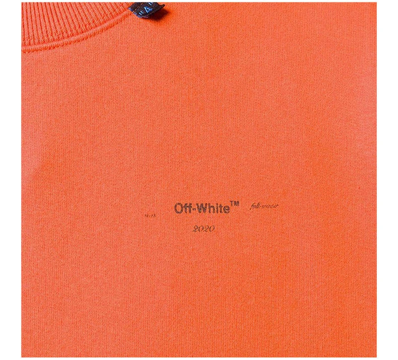 商品Off-White|OFF WHITE 橙色男士卫衣/帽衫 OMBA035F19E30011-1910,价格¥1766,第7张图片详细描述