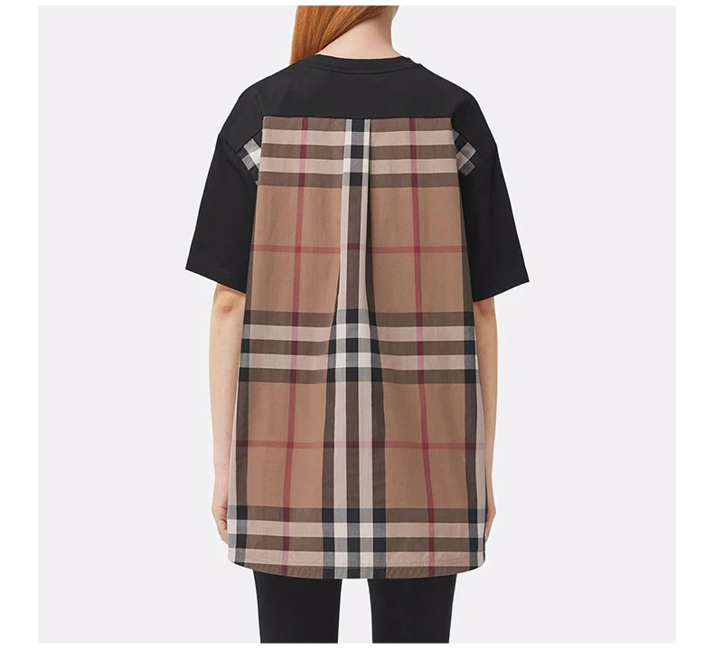 商品[国内直发] Burberry|BURBERRY 黑色女士T恤 8044962,价格¥4004,第6张图片详细描述