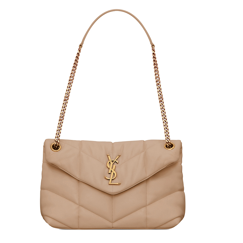 商品Yves Saint Laurent|SAINT LAURENT PARIS/圣罗兰 早春新款 PUFFER系列 女士深米色羔羊皮斜挎单肩包5774761EL072721,价格¥20270,第2张图片详细描述