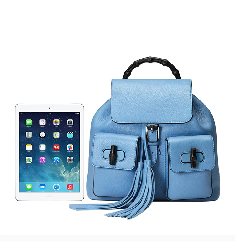 商品[国内直发] Gucci|GUCCI 蓝色女士双肩包 370833-A7M0N-4503,价格¥18202,第3张图片详细描述