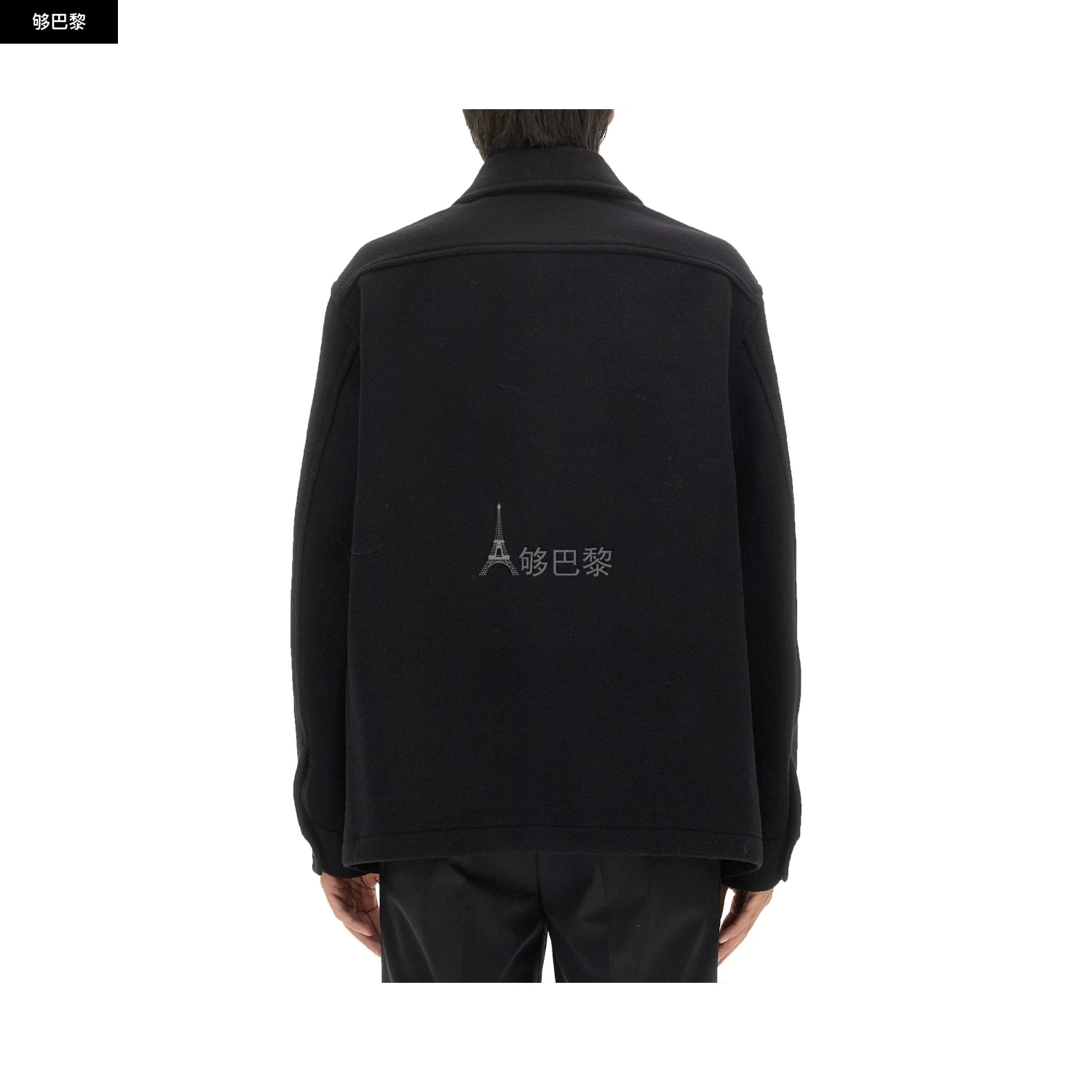 商品Lemaire|【特惠6.0折】【预售】 经典款 男士 大衣 夹克 2528862  OW322LF1116BK999 ,价格¥6129,第4张图片详细描述