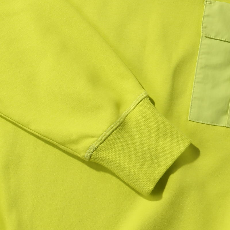 商品Fila|【享贝家】FILA圆领梭织口袋卫衣运动衣浅黄色/黑色FS2POD3124X（特价活动款）,价格¥177,第12张图片详细描述