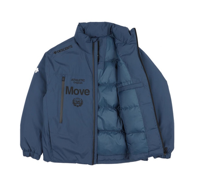 商品DESCENTE|【享贝家】DESCENTE 迪桑特男士保暖轻便羽绒服蓝色SM421SDJN5（现采购商品，下单后12天内发货）,价格¥1205,第3张图片详细描述