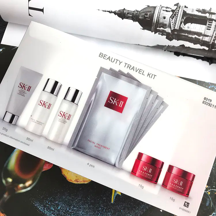 商品SK-II|SK-II旅行装四件套中样九件套装洗面奶清莹露神仙水大红瓶面霜前男友面膜【香港直邮】,价格¥257,第2张图片详细描述