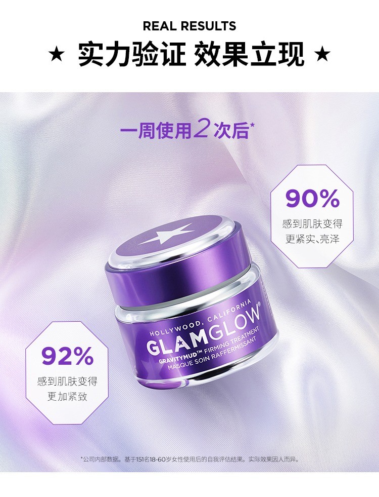 商品Glamglow|Glamglow格莱魅全系列发光面膜50g,价格¥348,第9张图片详细描述