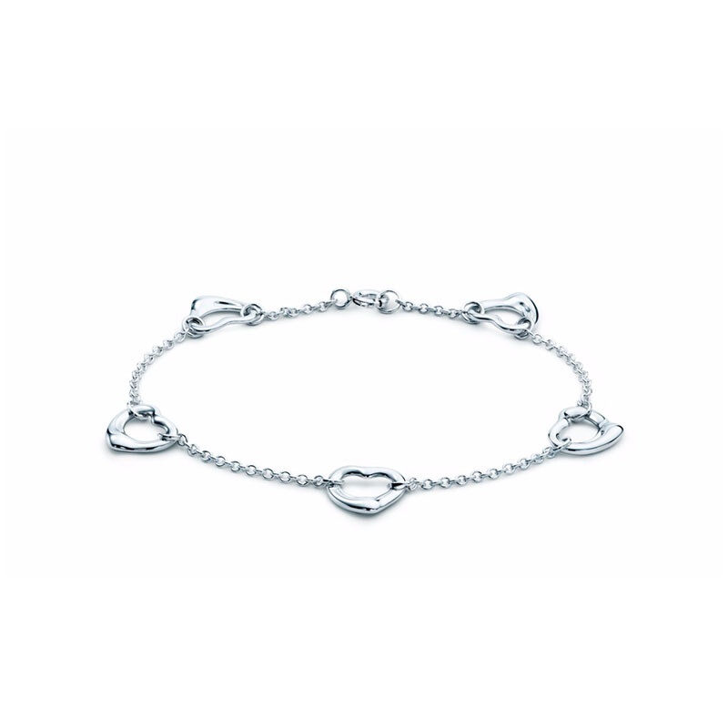 商品[国内直发] Tiffany & Co.|TIFFANY&CO.蒂芙尼 艾尔莎·佩雷蒂（ElsaPeretti®）Yard®心扉手链,价格¥5454,第5张图片详细描述