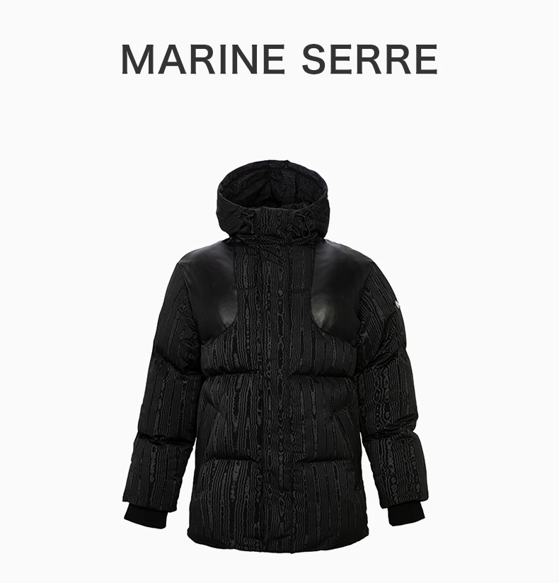 商品[国内直发] MARINE SERRE|MARINE SERRE 男士黑色外套 C017FW20-BLACK,价格¥3820,第1张图片详细描述