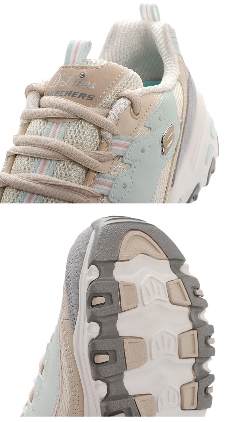 商品[国内直发] SKECHERS|熊猫鞋 D'LITES 1.0时尚绑带女士运动休闲鞋,价格¥356,第15张图片详细描述