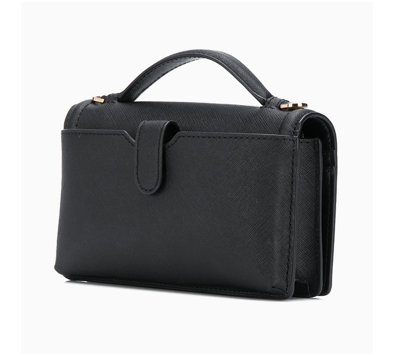 商品[国内直发] Michael Kors|Michael Kors 迈克高仕 女士黑色单肩斜挎包 32T0GT9C5L-BLACK,价格¥844,第5张图片详细描述