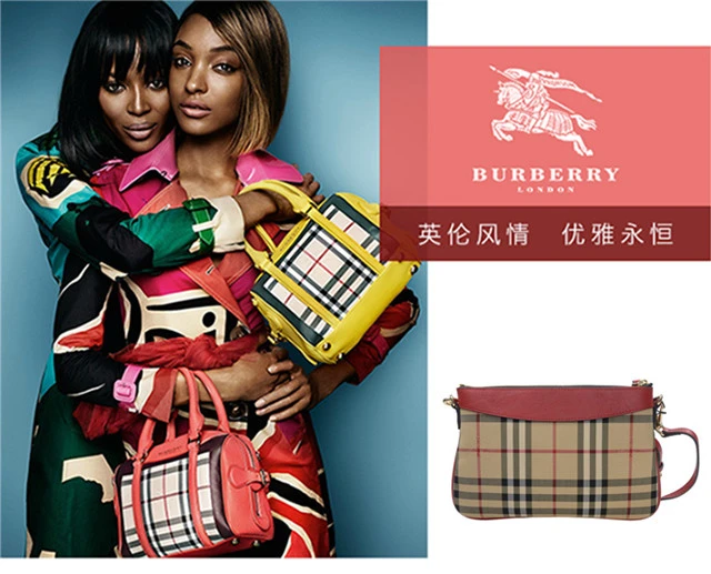 商品Burberry|Burberry 博柏利 女士经典骑士缤纷红色格纹小牛皮休闲单肩斜挎包 3963489,价格¥2595,第1张图片详细描述