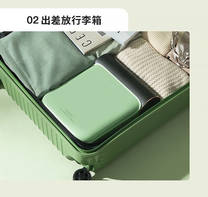 商品[国内直发] Skrillex|Skrillex柯乐希 折叠便携烘干盒免安装宿舍家用紫外线杀菌skr干衣盒消毒机 牛油果绿,价格¥475,第12张图片详细描述