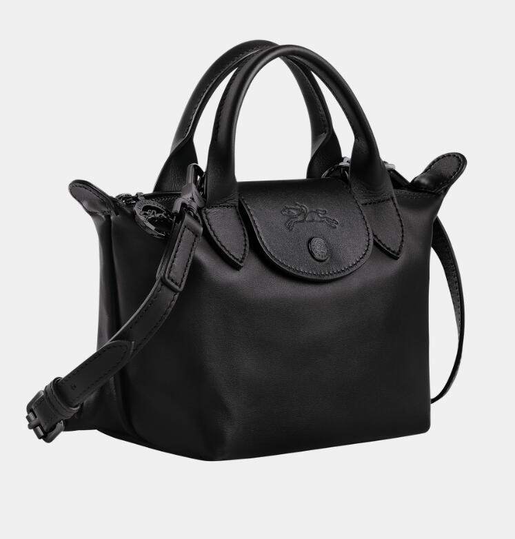 商品[国内直发] Longchamp|珑骧女包饺子包LePliage Xtra 17 新款迷你皮质手提单肩斜挎包L1500 987,价格¥3507,第3张图片详细描述