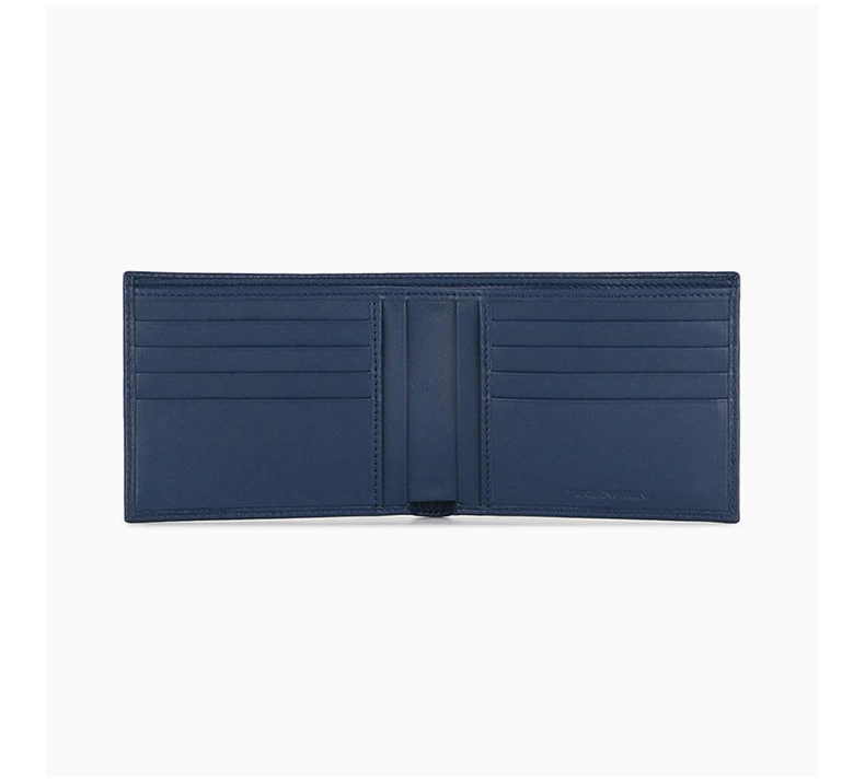 商品[国内直发] Emporio Armani|EMPORIO ARMANI 蓝色男士短款钱�夹 YEM176-YC043-80482,价格¥1402,第7张图片详细描述