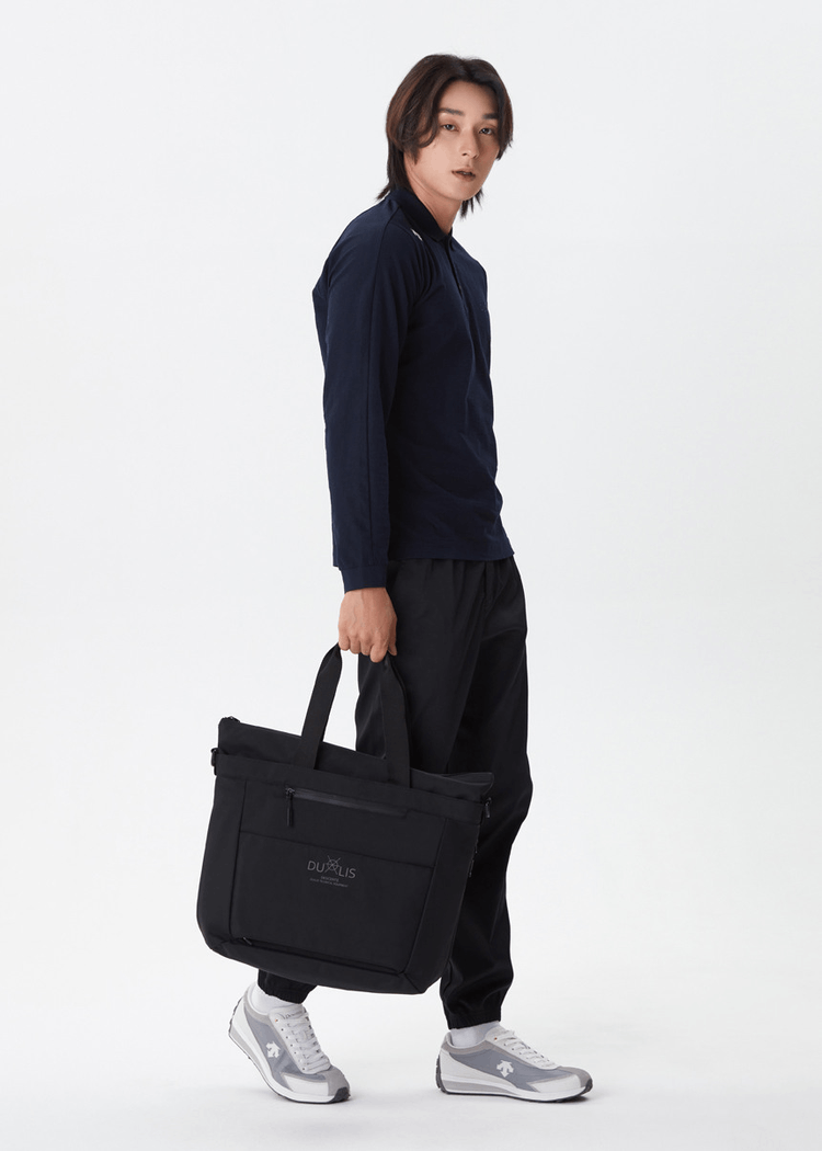 商品DESCENTE|【Brilliant|包邮包税】弹力透气长袖POLO衫SO321DPL73-NVY0,价格¥481,第6张图片详细描述