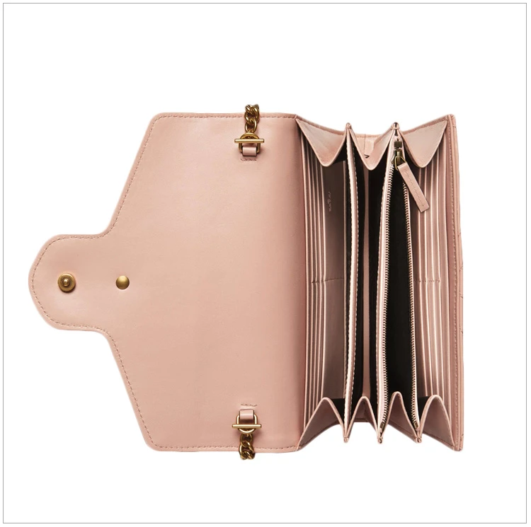 商品[国内直发] Gucci|GUCCI 古驰 女士粉色皮革链条包 474575-DRW1T-5909,价格¥9767,第4张图片详细描述
