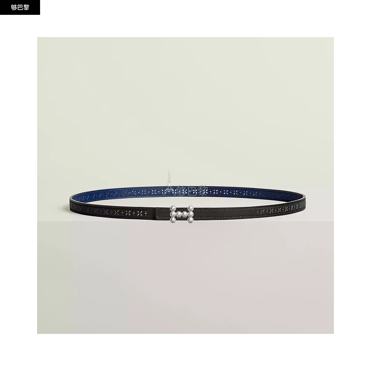 商品Hermes|【预售】 爱马仕 24秋冬 女士 腰带 Boucle de ceinture Bubble & Cuir de ceinture réversible 13 mm H010613UK05 | H010433CAAB,价格¥6392,第2张图片详细描述
