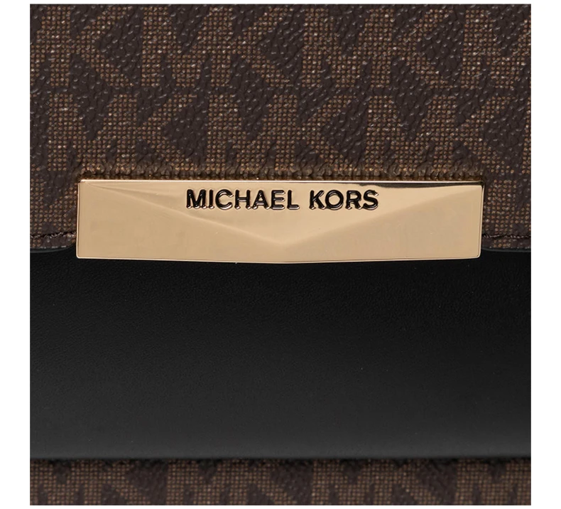 商品Michael Kors|MICHAEL KORS 女士棕色单肩包 30H9GJ4L3B-BROWNBLK,价格¥1358,第3张图片详细描述