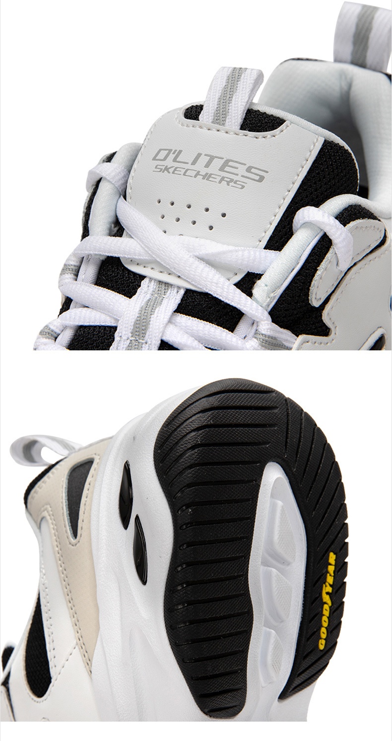 商品[国内直发] SKECHERS|熊猫鞋 D'LITES 4.0男士运动休闲鞋 老爹鞋,价格¥436,第9张图片详细描述