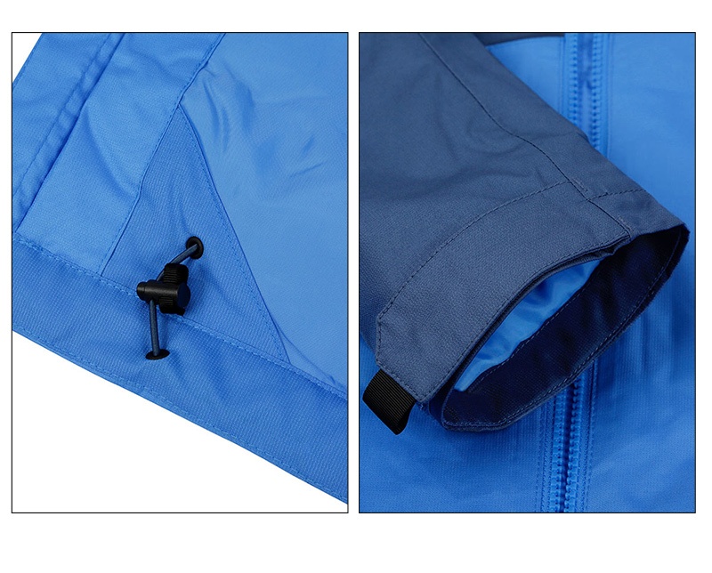 商品[国内直发] The North Face|北面男款藏青拼宝蓝连帽冲锋衣棉服 NF0A3YFI,价格¥1813,第3张图片详细描述