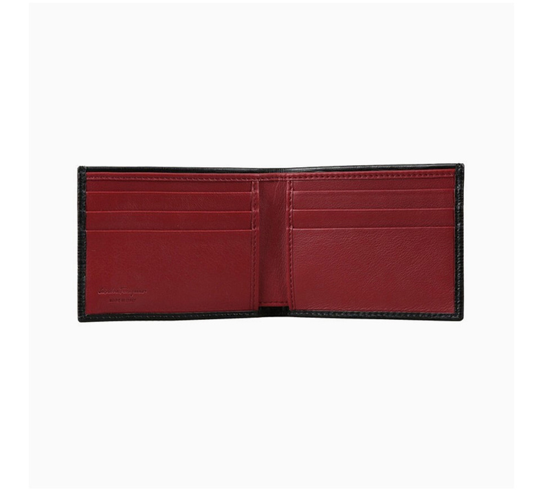 商品Salvatore Ferragamo|Salvatore Ferragamo 菲拉格慕 男士黑色牛皮钱包 66-A064-0685978,价格¥2125,第8张图片详细描述