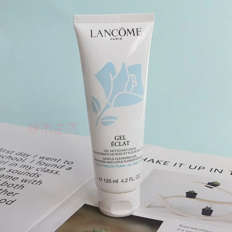 商品Lancôme|【香港直邮】兰蔻清莹柔肤洗面奶蓝色125ml,价格¥241,第1张图片详细描述